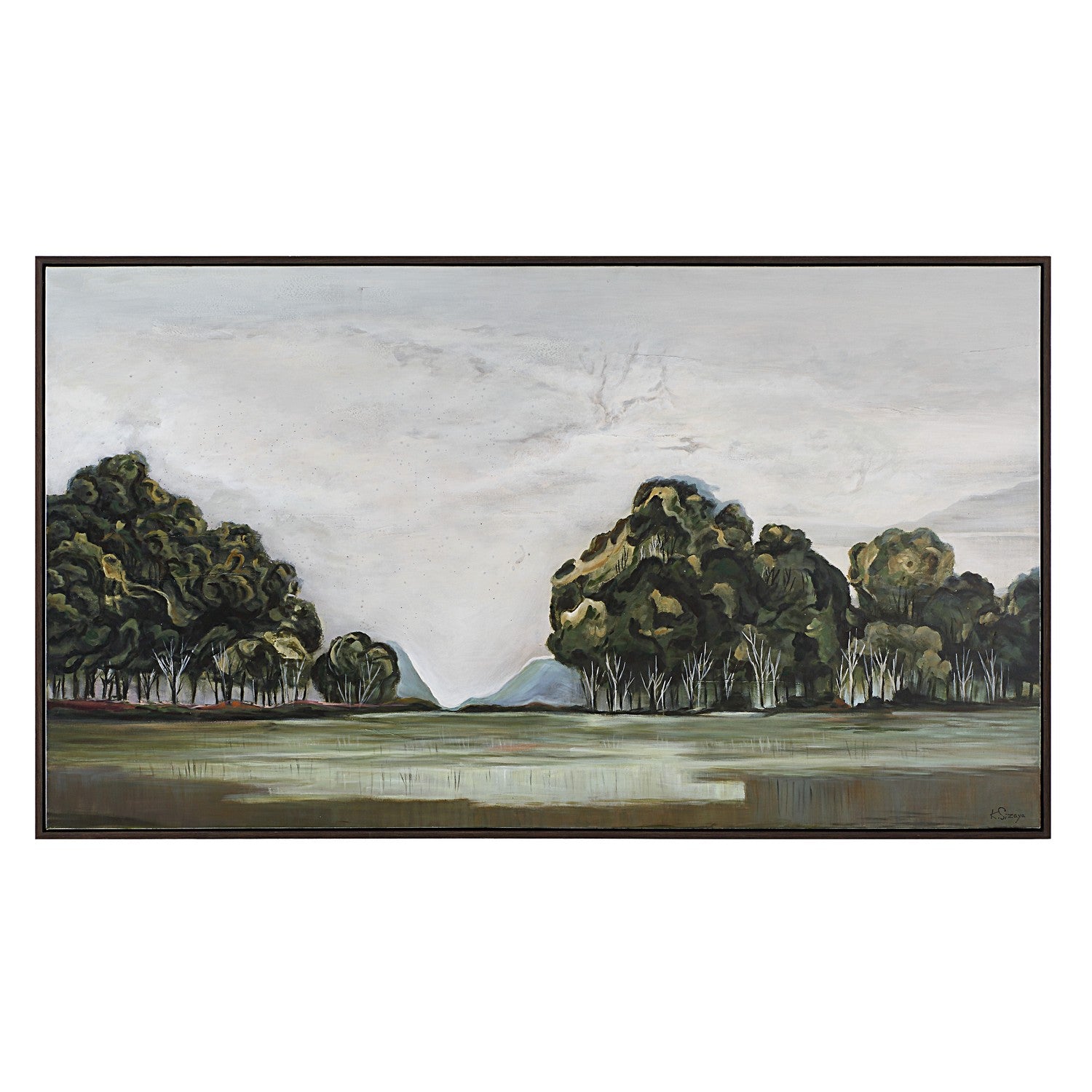 Renwil Canada - OL2180 - Canvas Art - Malika - Dark Brown