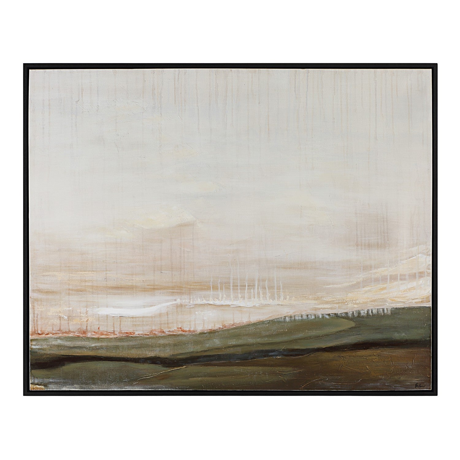 Renwil Canada - OL2182 - Canvas Art - Mackay - Painted Matte Black