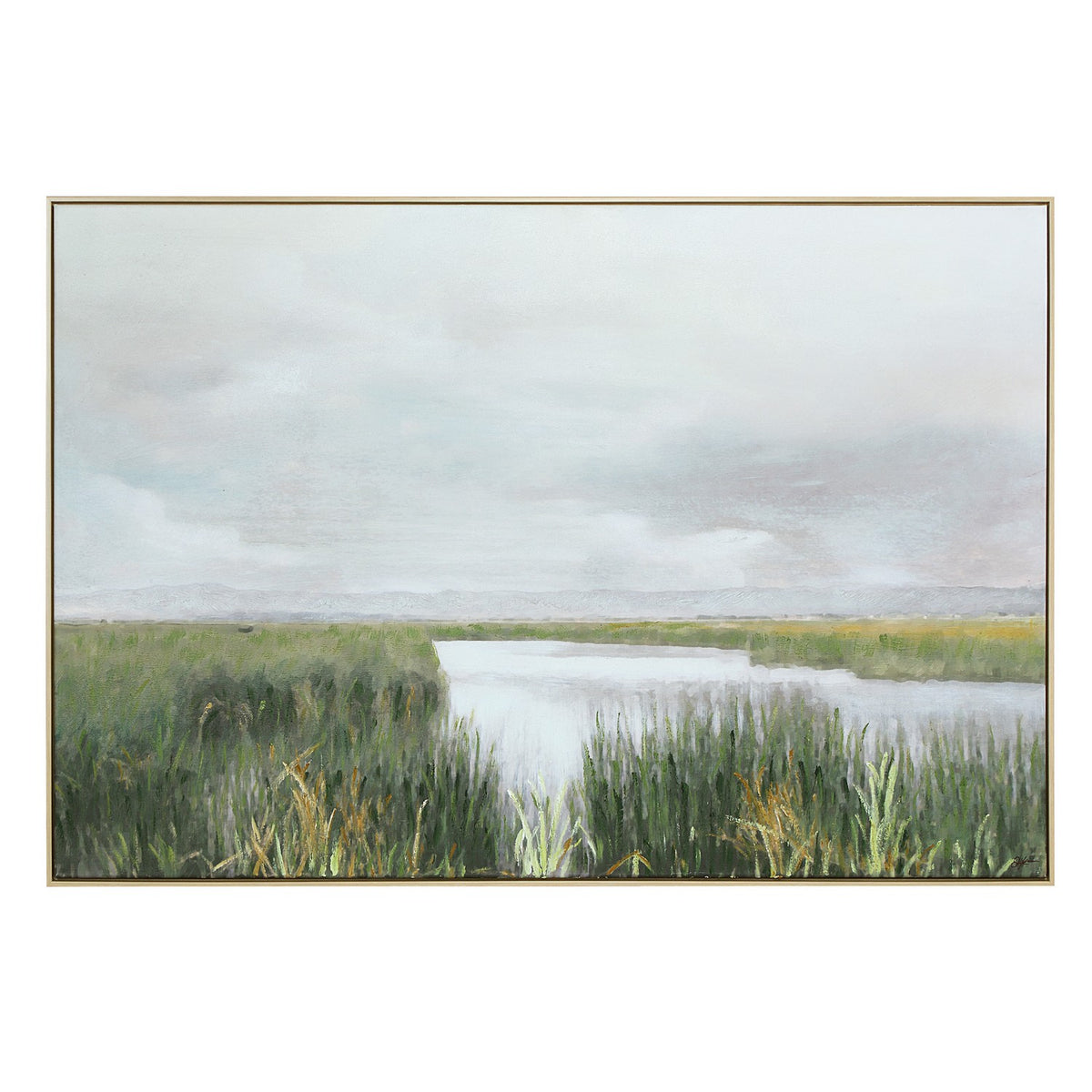 Renwil Canada - OL2199 - Canvas Art - Tallow - New Bleached Wood