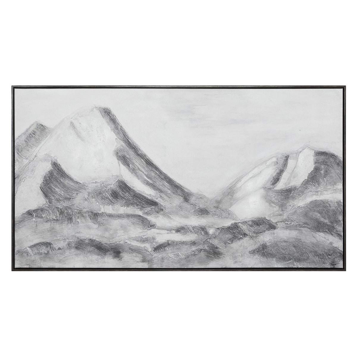 Renwil Canada - OL2203 - Canvas Art - Romi - Grey Wood