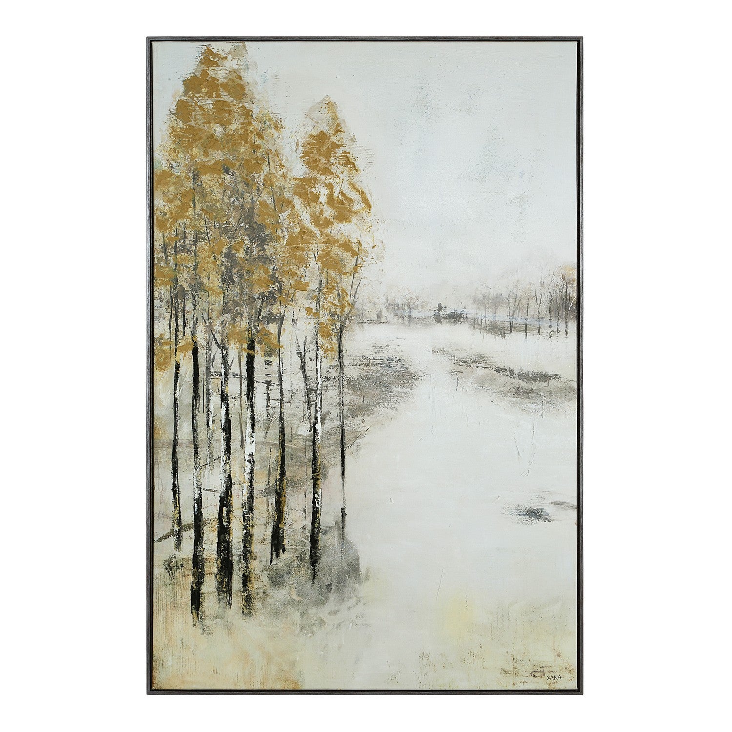 Renwil Canada - OL2205 - Canvas Art - Illia - Grey Wood