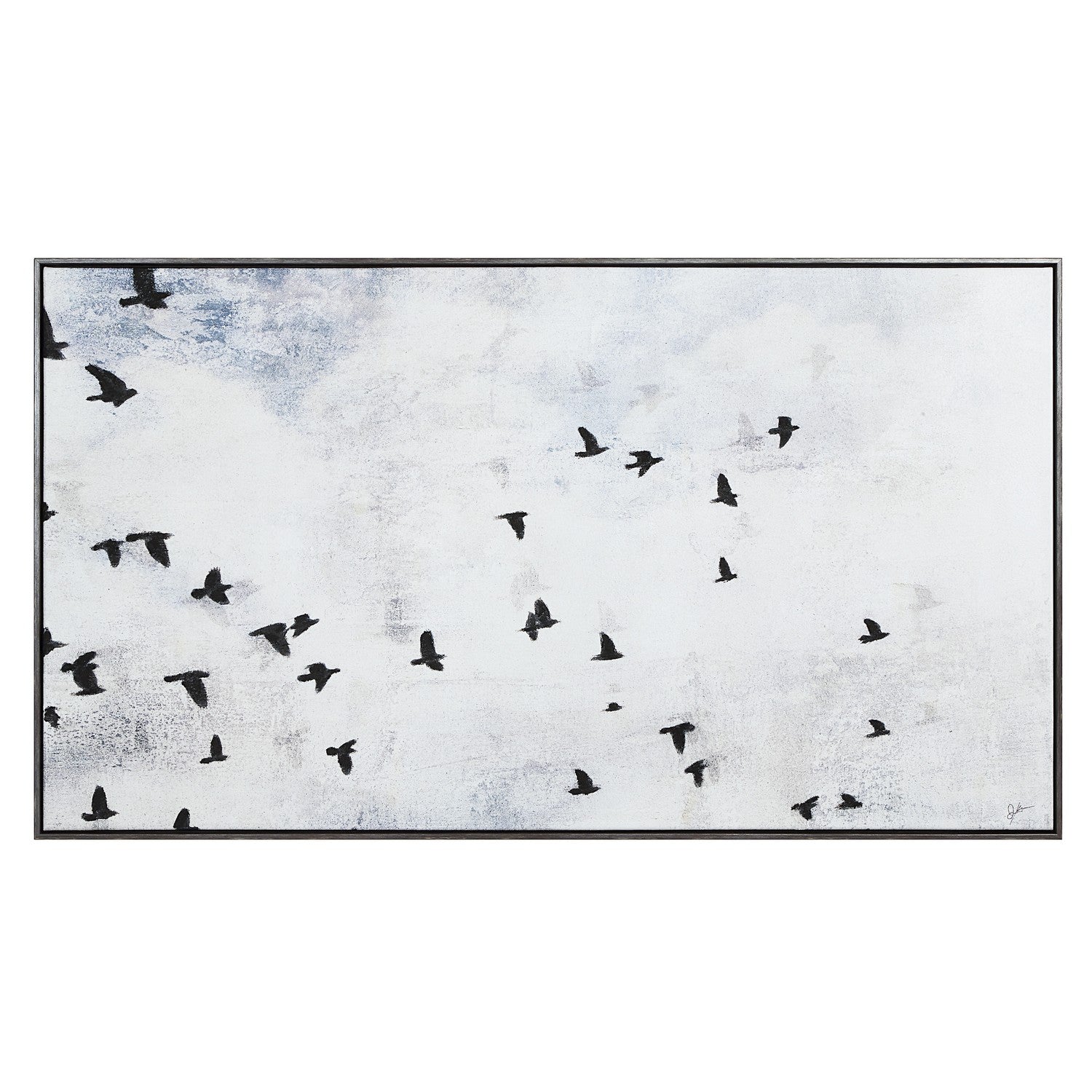 Renwil Canada - OL2219 - Canvas Art - Paz - Grey Wood