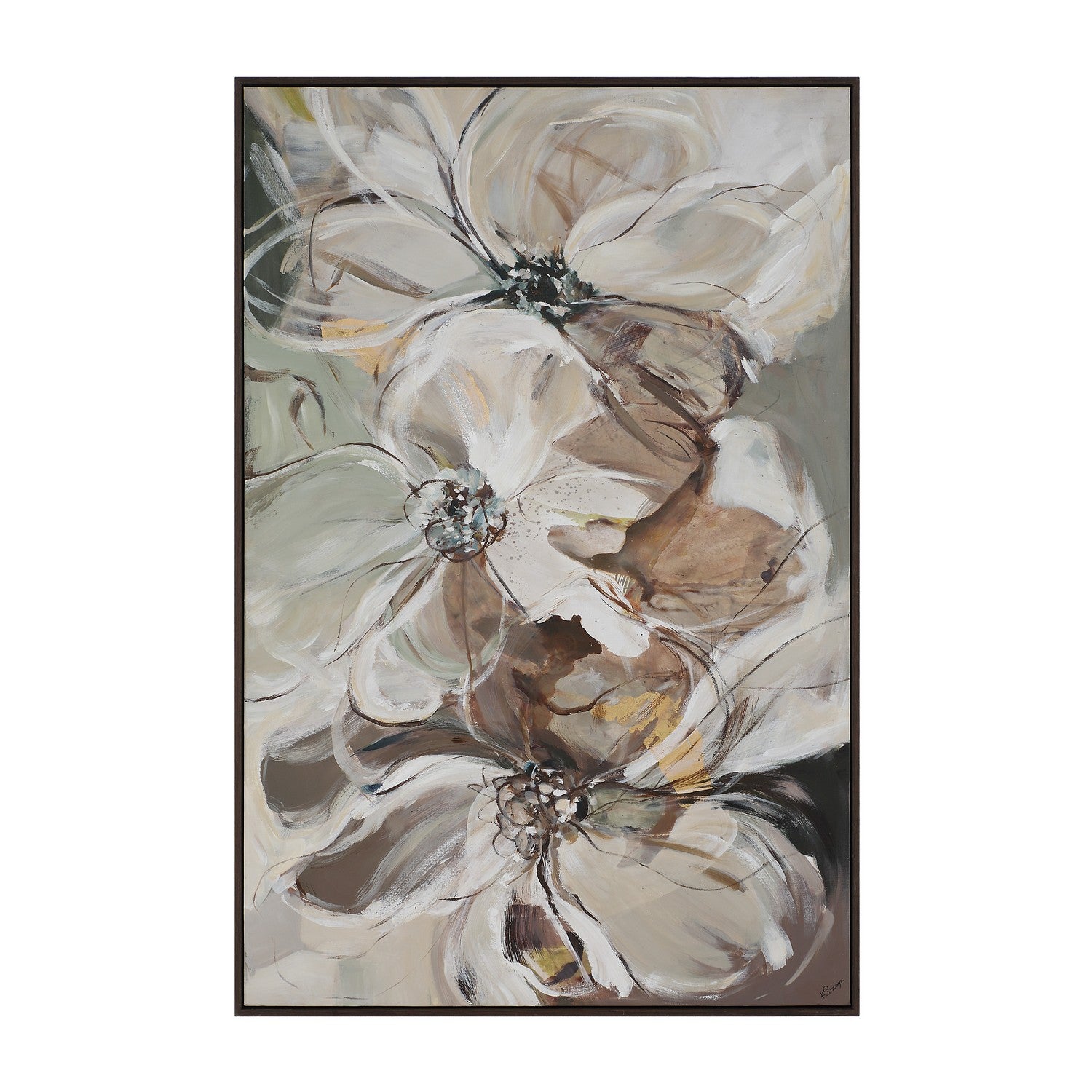 Renwil Canada - OL2226 - Canvas Art - Argilla - Black Oak Veneer
