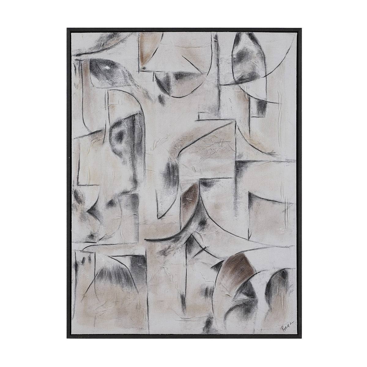 Renwil Canada - OL2234 - Canvas Art - Yann - Dark Grey