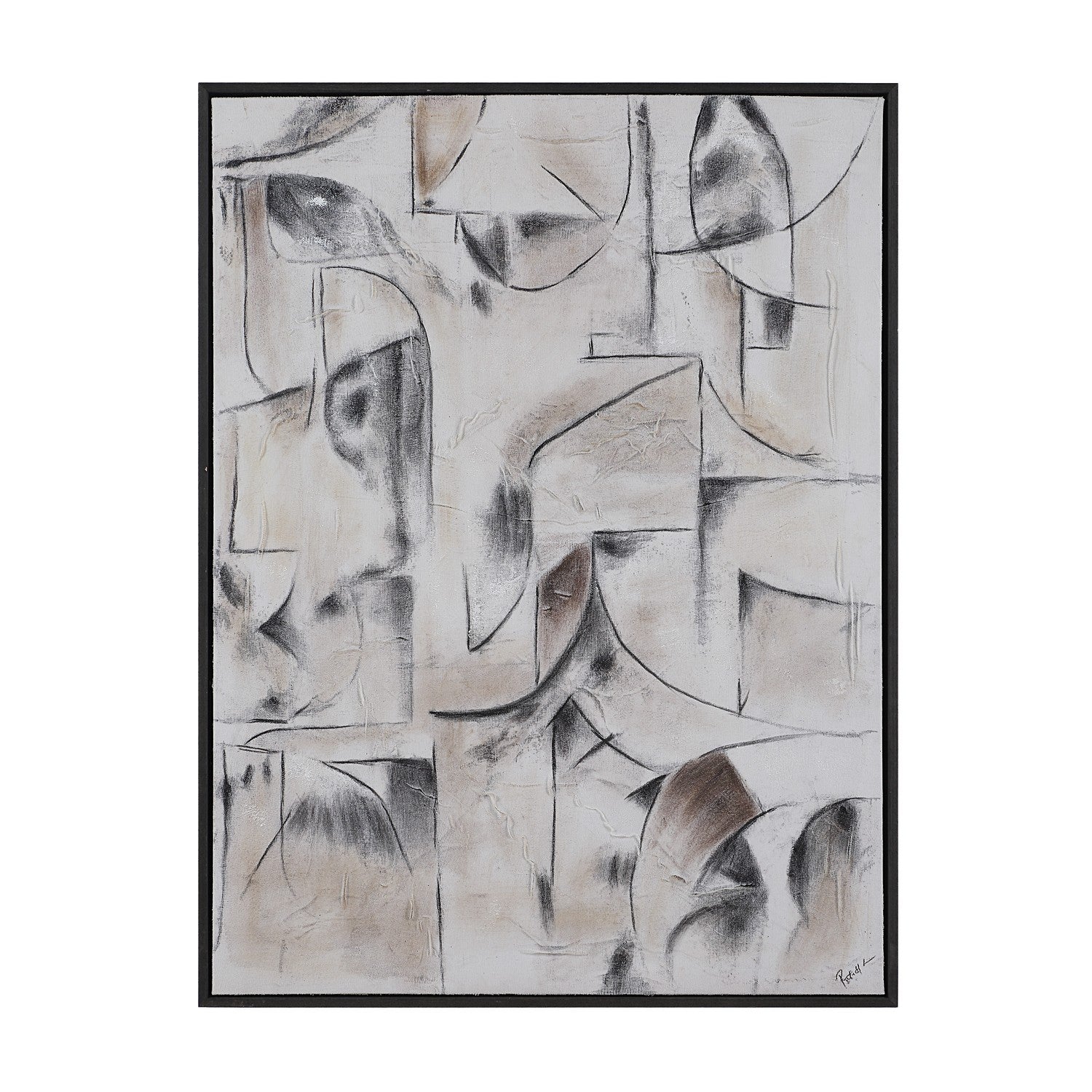 Renwil Canada - OL2234 - Canvas Art - Yann - Dark Grey