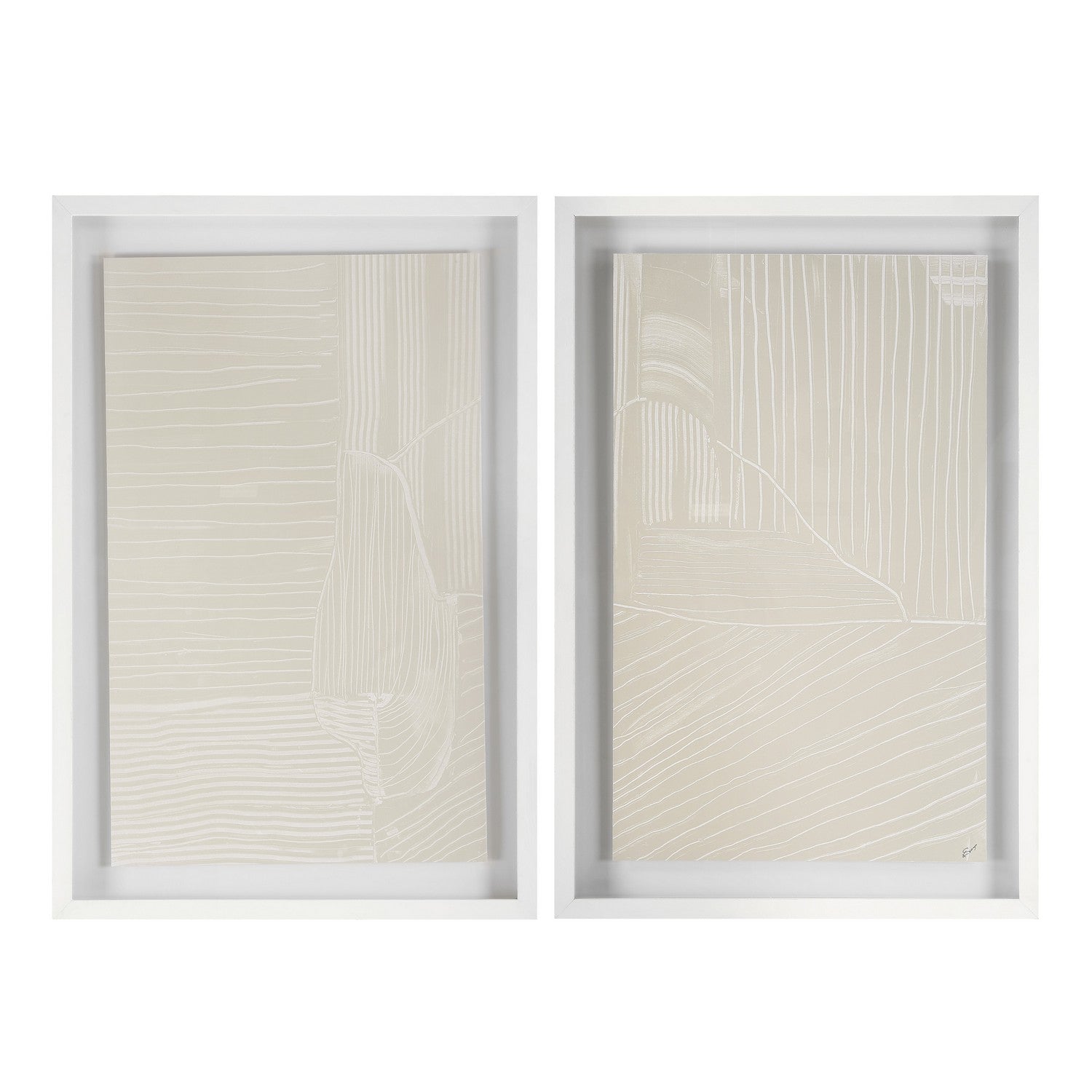 Renwil Canada - PA0047 - Wall Art - Marlon - Painted White