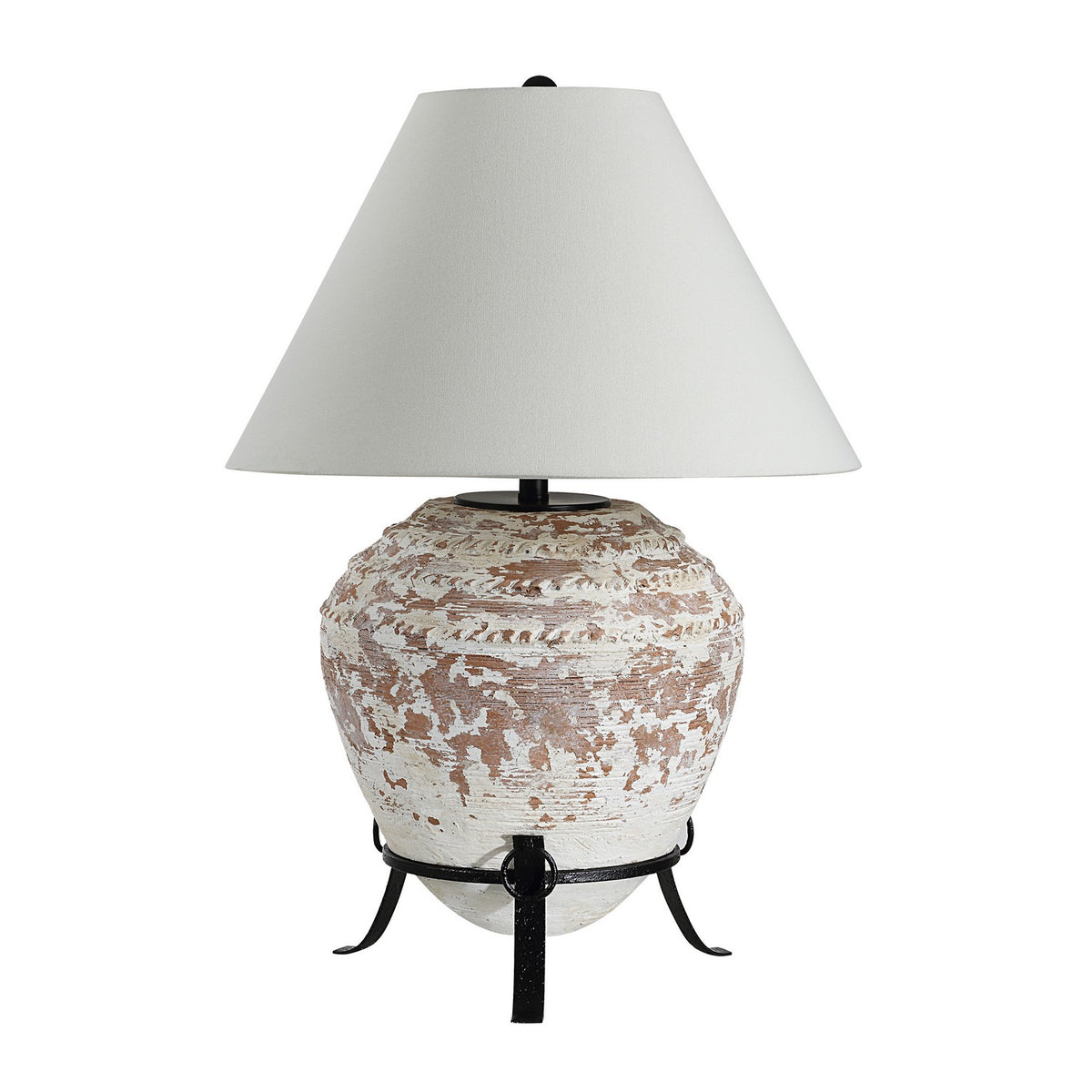 Renwil Canada - LPT1375EV - Table Lamp - Silis - Textured Ceramic (Off White And Brown)