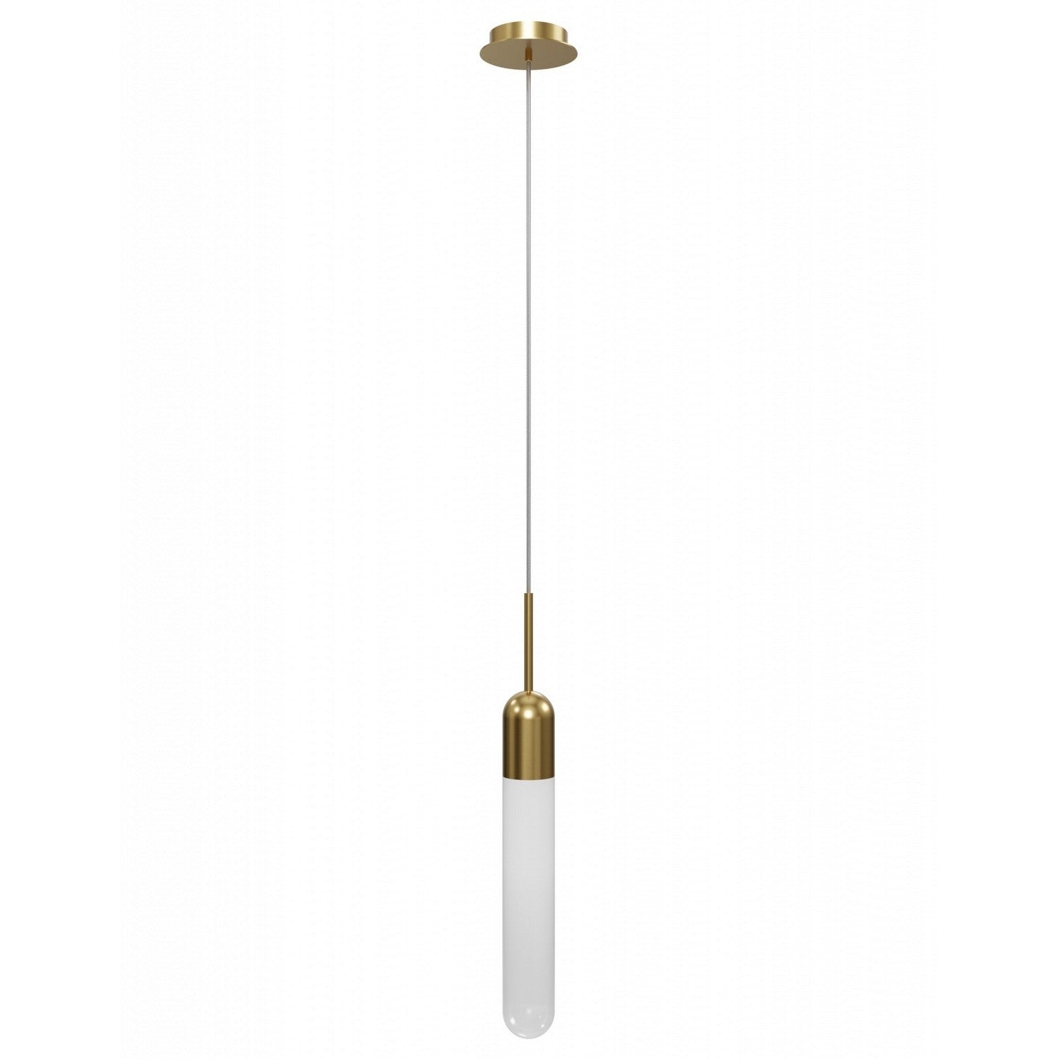 Avenue Lighting - HF7400-AB - One Light Pendant - Tribeca - Aged Brass