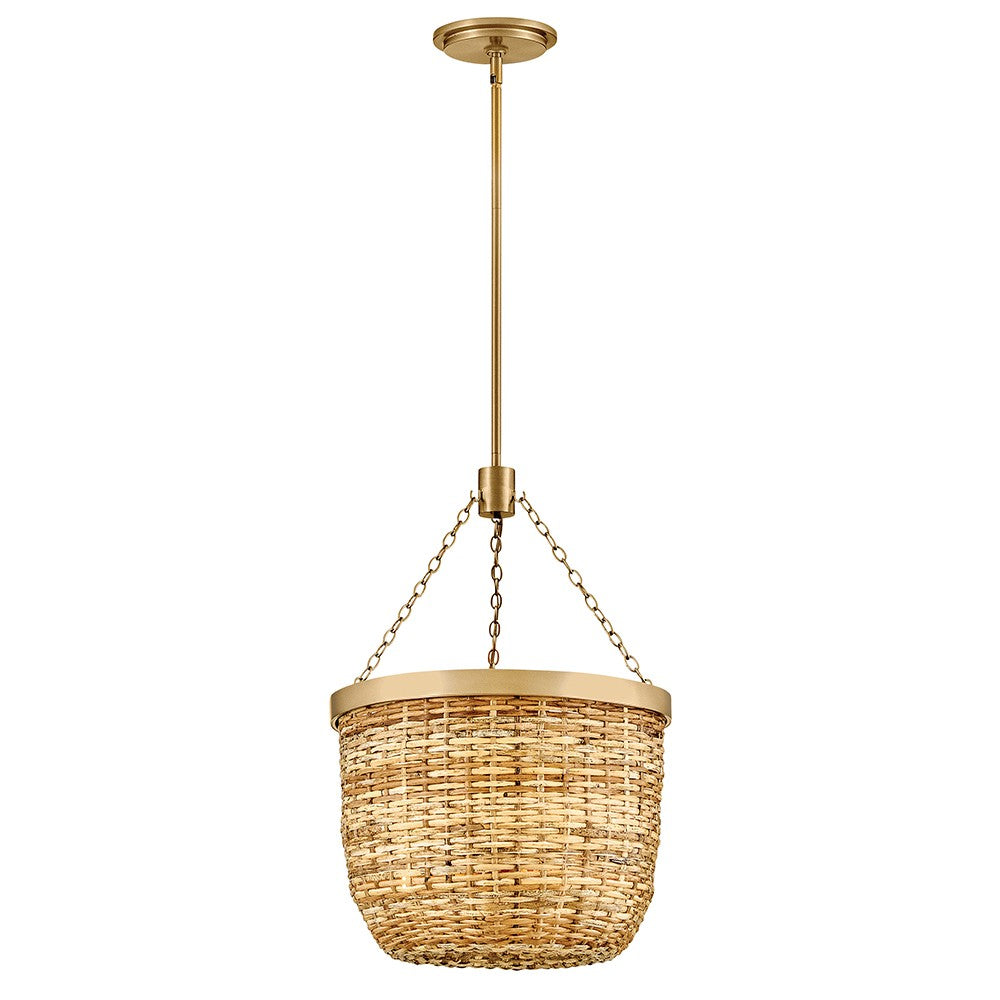 Hinkley Canada - 48427LCB-NAT - LED Suspension - Sanibel - Laiton laqué