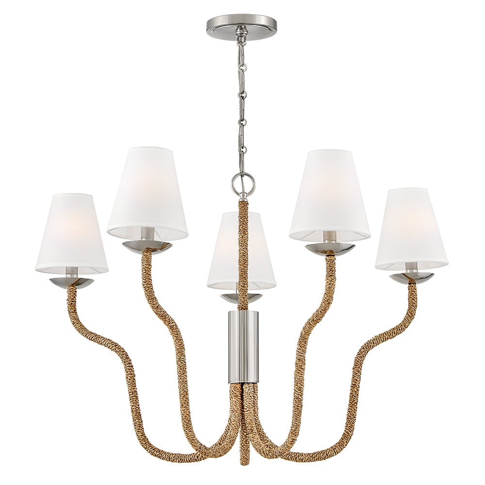 Hinkley Canada - 48444PN-NAT - LED Chandelier - Harwich - Polished Nickel
