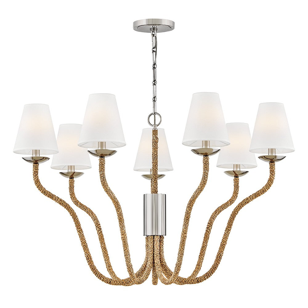 Hinkley Canada - 48445PN-NAT - LED Chandelier - Harwich - Polished Nickel