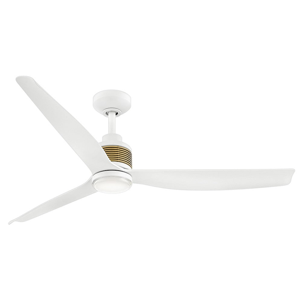 Hinkley Canada - 908052FMW-LDD - Plafond de 52 pouces Ventilateur  - Oris - Blanc mat