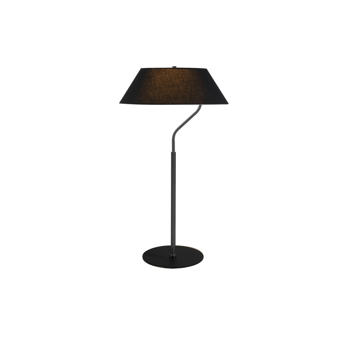 Dainolite Canada - GRD-281T-MB-BK - One Light Table Lamp - Geraldine - Matte Black