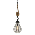 Troy Lighting Canada - F4904-FOR - Une lampe Suspension - Murphy - Fer vintage et bois rustique