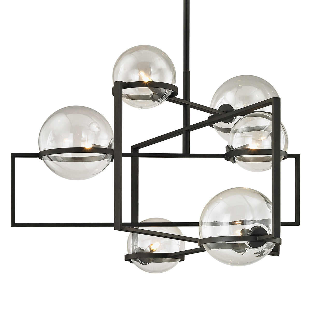 Troy Lighting Canada - F6226-TBK - Six lampes Suspendu - Elliot - Noir texturé