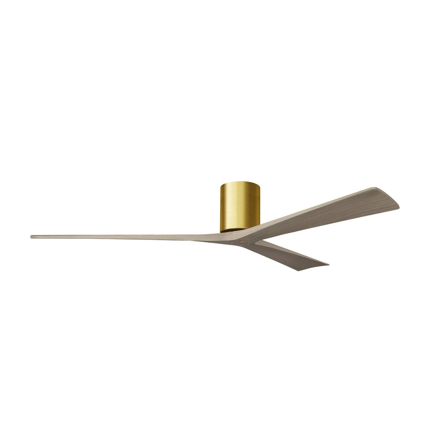 Matthews Fan Company - IR3H-BRBR-GA-72 - 72"Ceiling Fan - Irene-3H - Brushed Brass