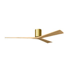 Matthews Fan Company - IR3H-BRBR-LM-72 - 72"Ceiling Fan - Irene-3H - Brushed Brass