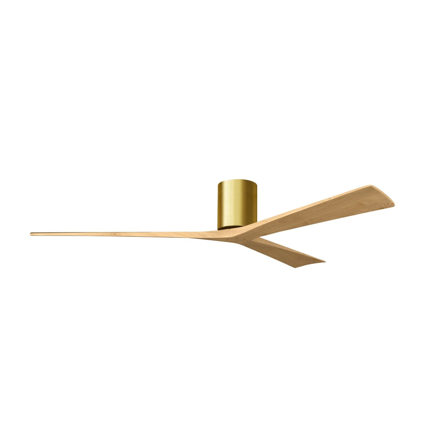 Matthews Fan Company - IR3H-BRBR-LM-72 - 72"Ceiling Fan - Irene-3H - Brushed Brass