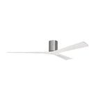 Matthews Fan Company - IR3H-BP-MWH-72 - 72"Ceiling Fan - Irene-3H - Brushed Pewter