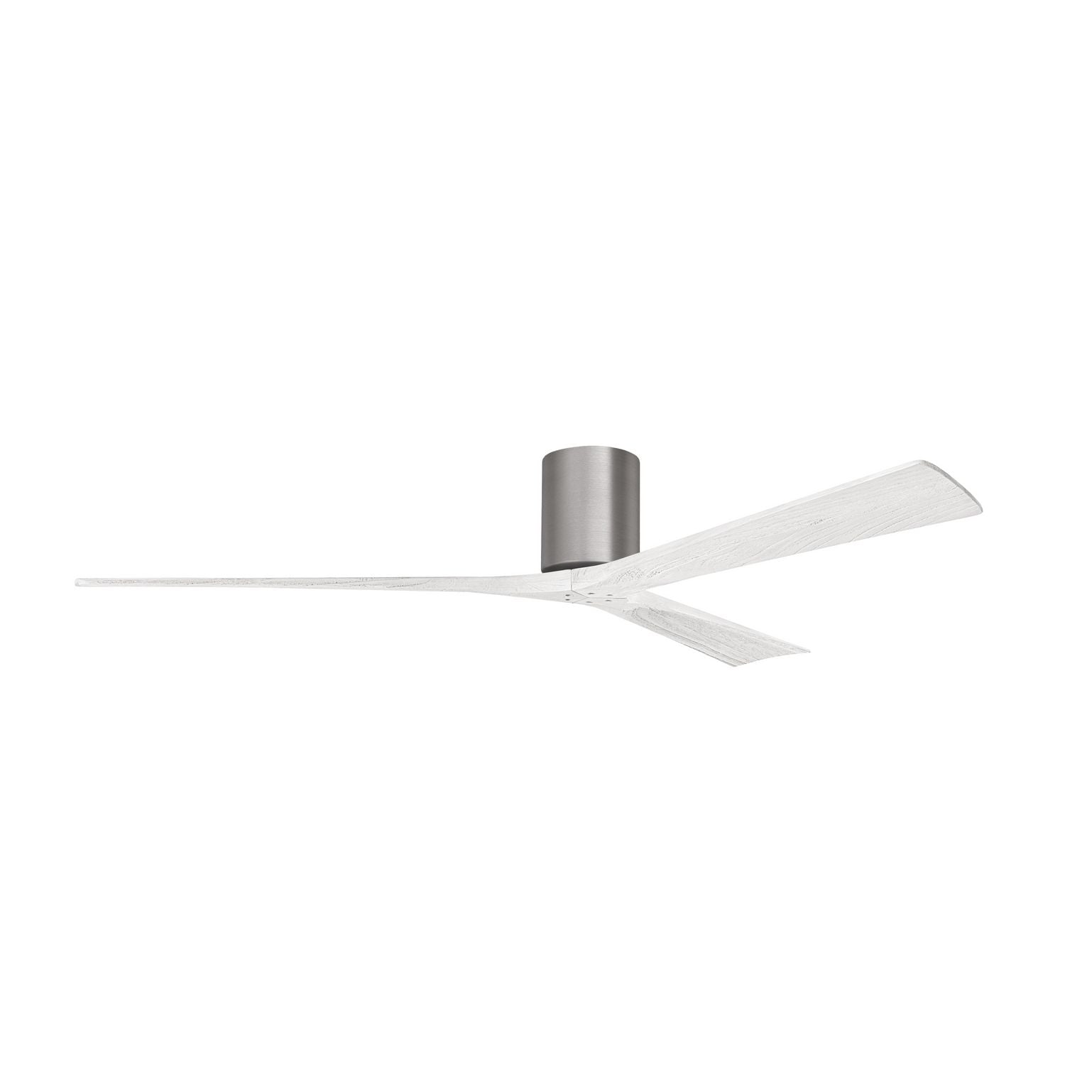 Matthews Fan Company - IR3H-BP-MWH-72 - 72"Ceiling Fan - Irene-3H - Brushed Pewter
