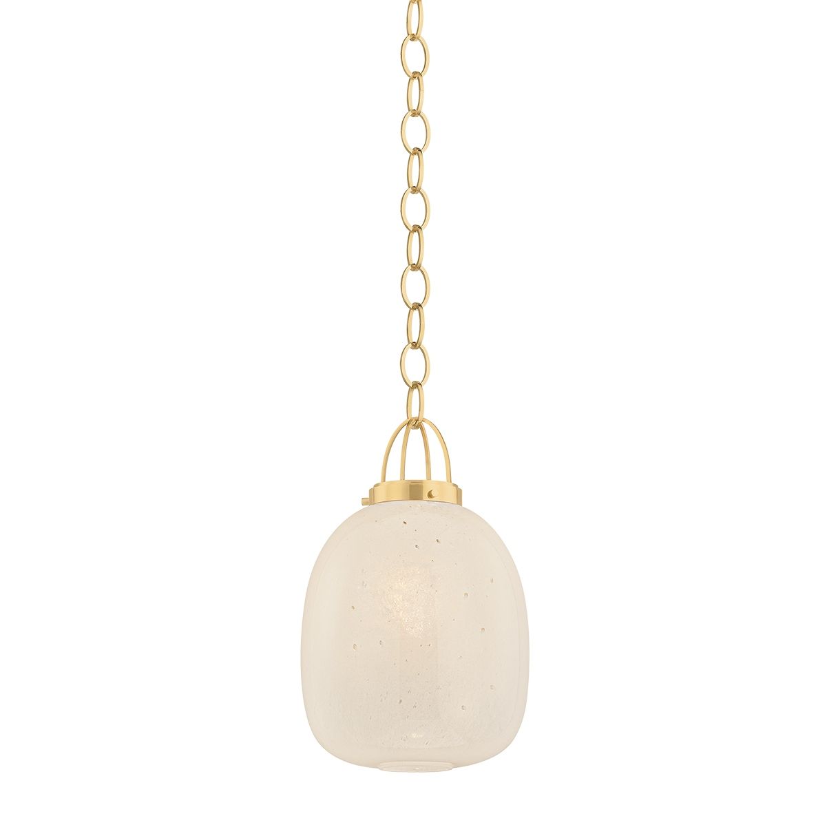 Vallée de l'Hudson, Canada - 2013-AGB - Une lumière Suspension - Enosburg - Laiton vieilli