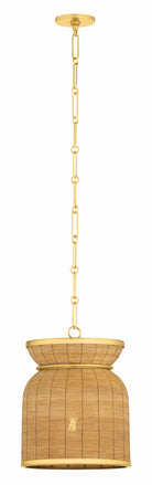 Vallée de l'Hudson, Canada - 9913-AGB - Une lumière Suspension - Parkchester - Laiton vieilli