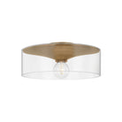 Troy Lighting Canada - C2916-PBR - One Light Flush Mount - Killian - Patina Brass