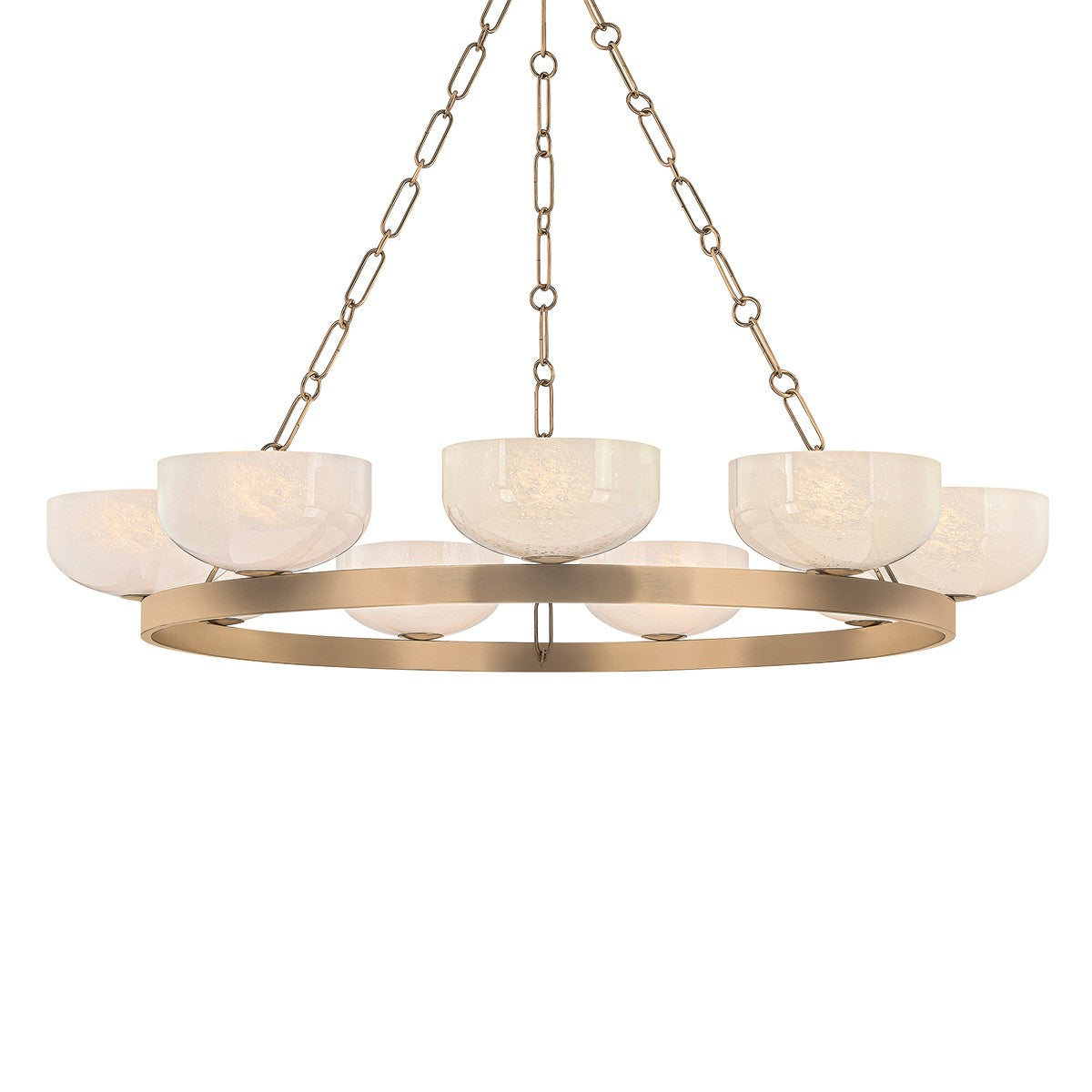 Troy Lighting Canada - F1345-PBR - Nine Light Chandelier - Caelum - Patina Brass