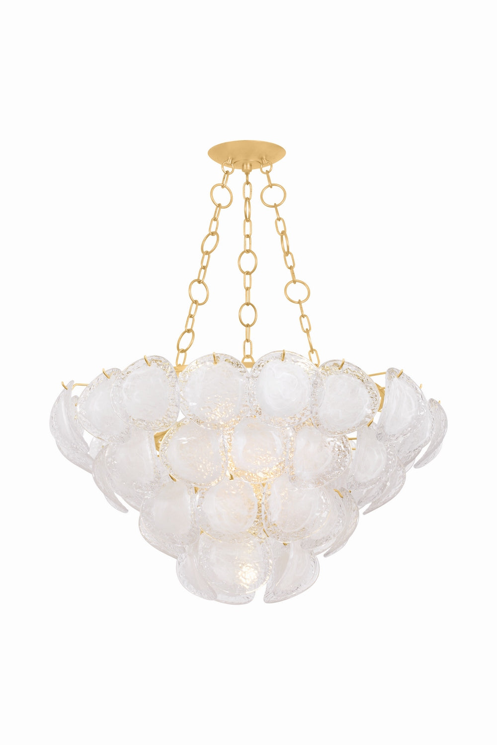 Hudson Valley Canada - 1339-VGL - Nine Light Chandelier - Cedar Hill - Vintage Gold Leaf