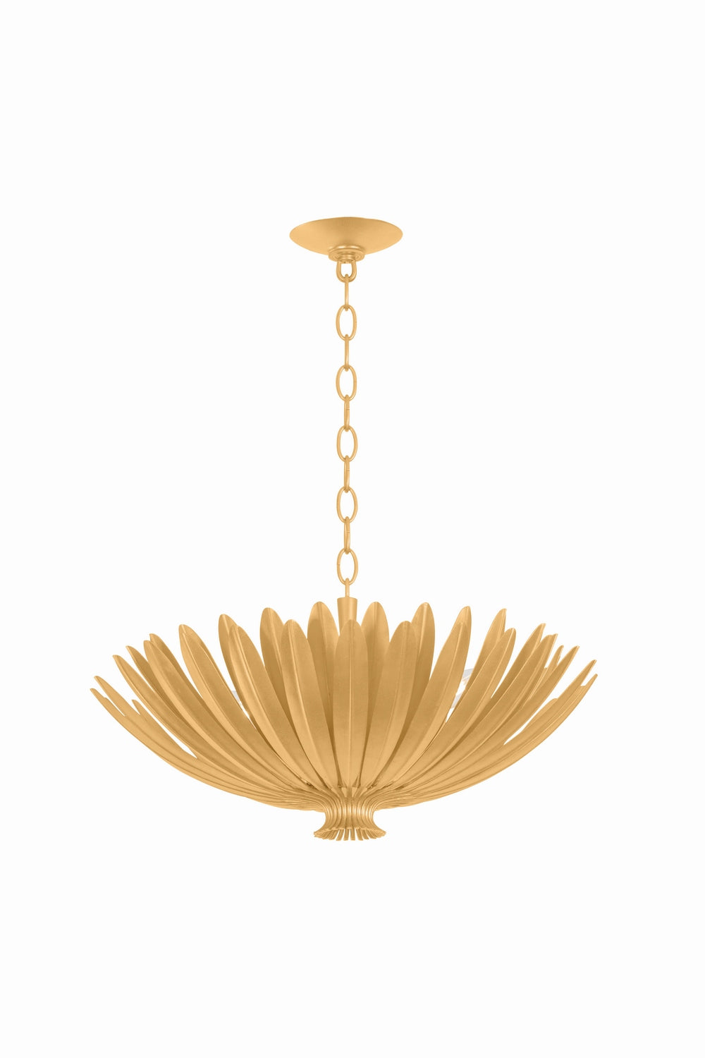 Hudson Valley Canada - 1823-VGL - Four Light Chandelier - Whitfield - Vintage Gold Leaf