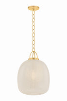 Hudson Valley Canada - 2016-AGB - One Light Pendant - Enosburg - Aged Brass