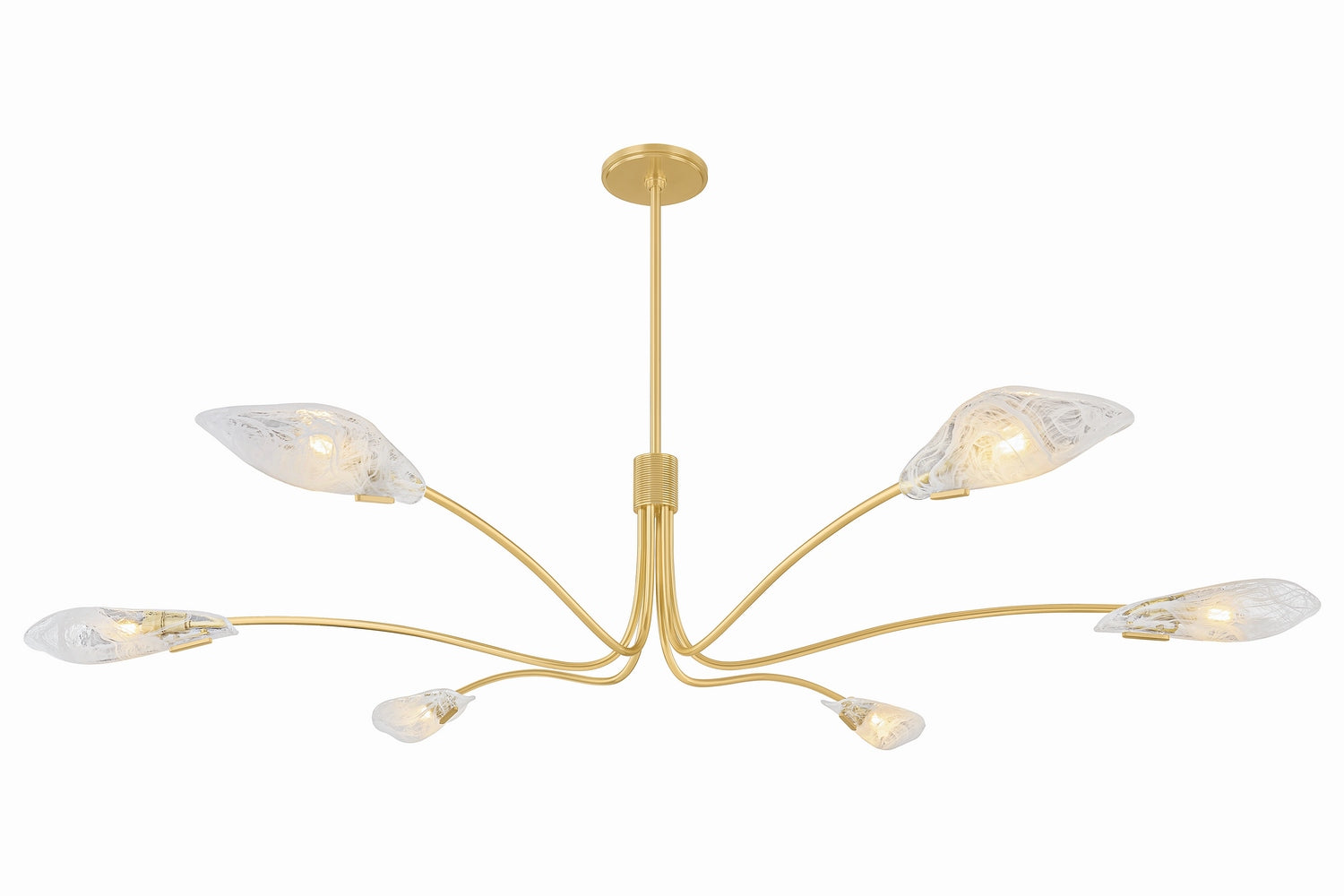 Hudson Valley Canada - 4906-AGB - Six Light Chandelier - Tenafly - Aged Brass