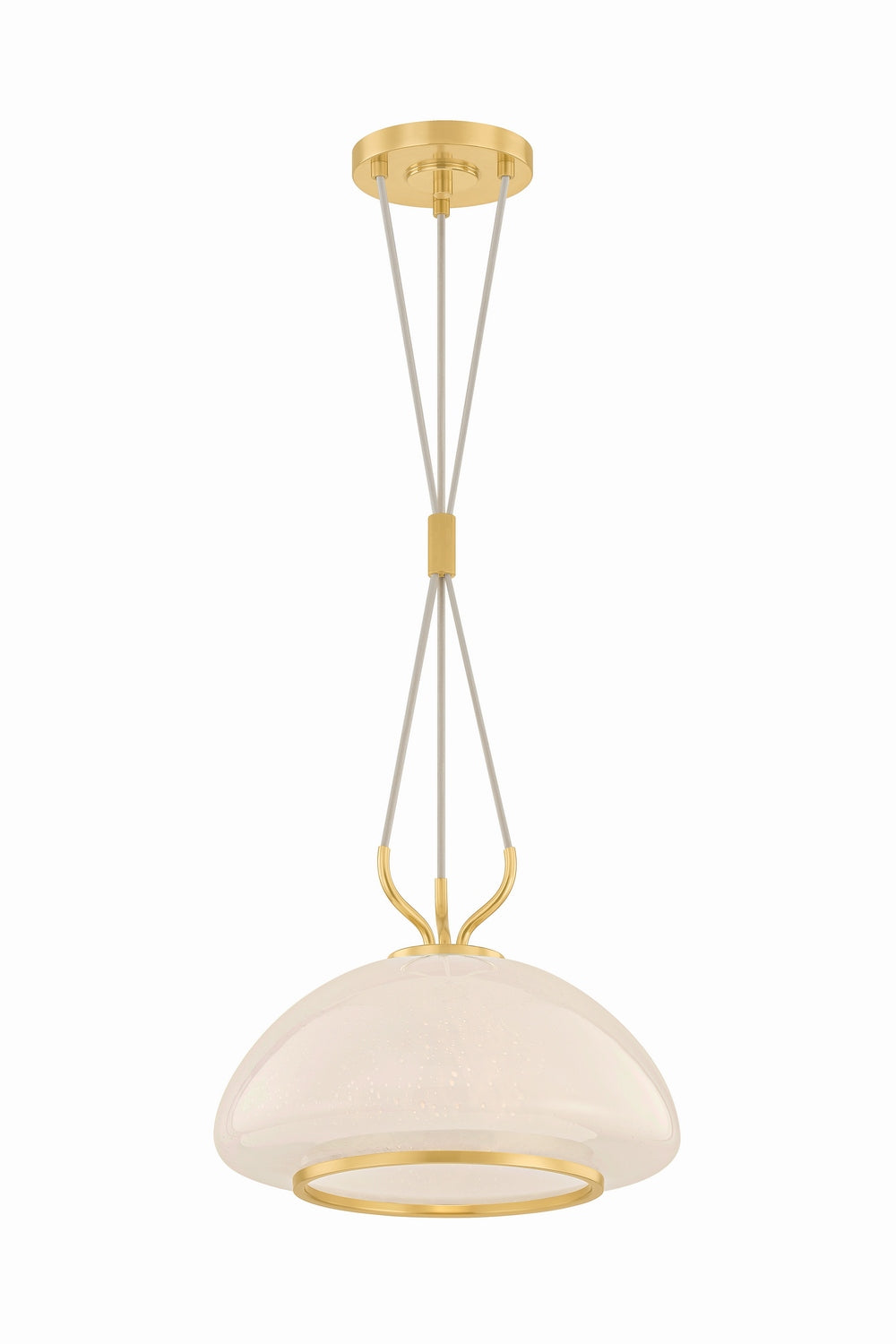 Hudson Valley Canada - 5715-AGB - One Light Pendant - Baudette - Aged Brass