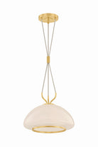 Vallée de l'Hudson, Canada - 5715-AGB - Une lumière Suspension - Baudette - Laiton vieilli