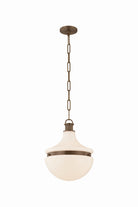 Vallée de l'Hudson, Canada - 5815-HB - Une lampe Suspension - Barryville - Bronze historique