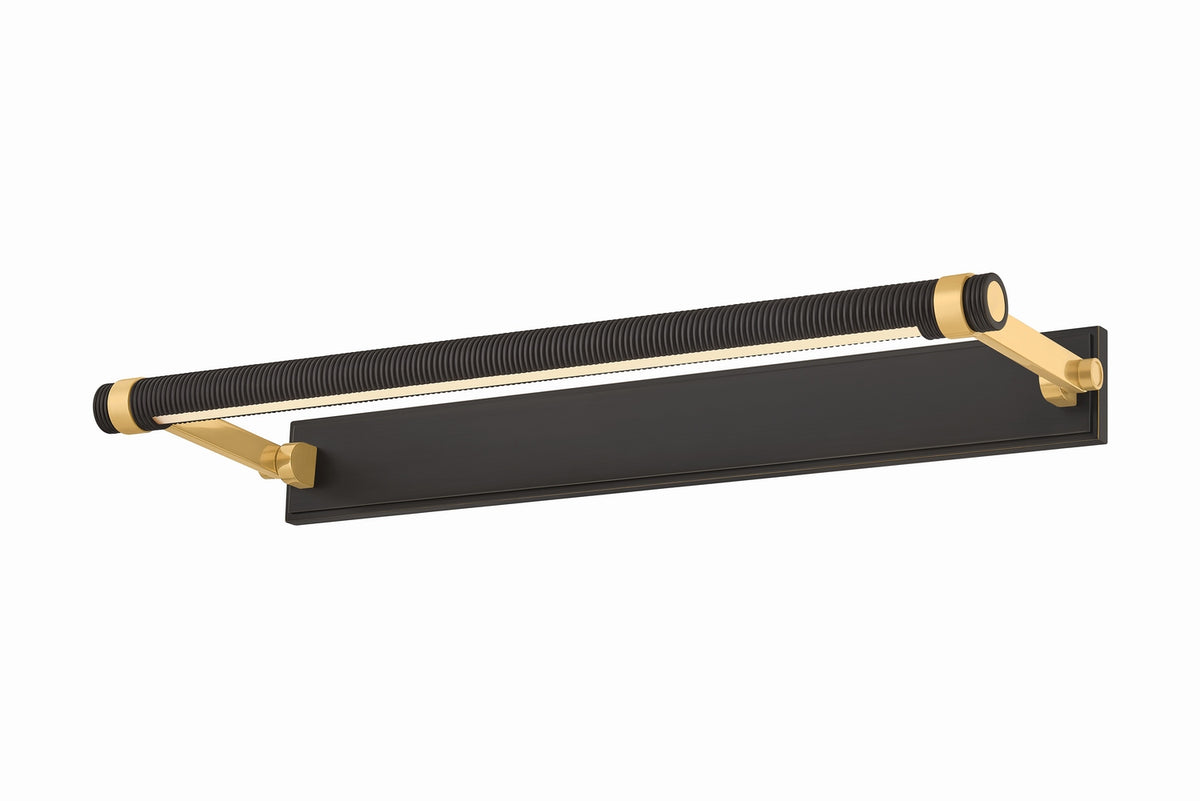 Hudson Valley Canada - 7324-AGB/DB - LED Picture Light - Duell - Aged Brass