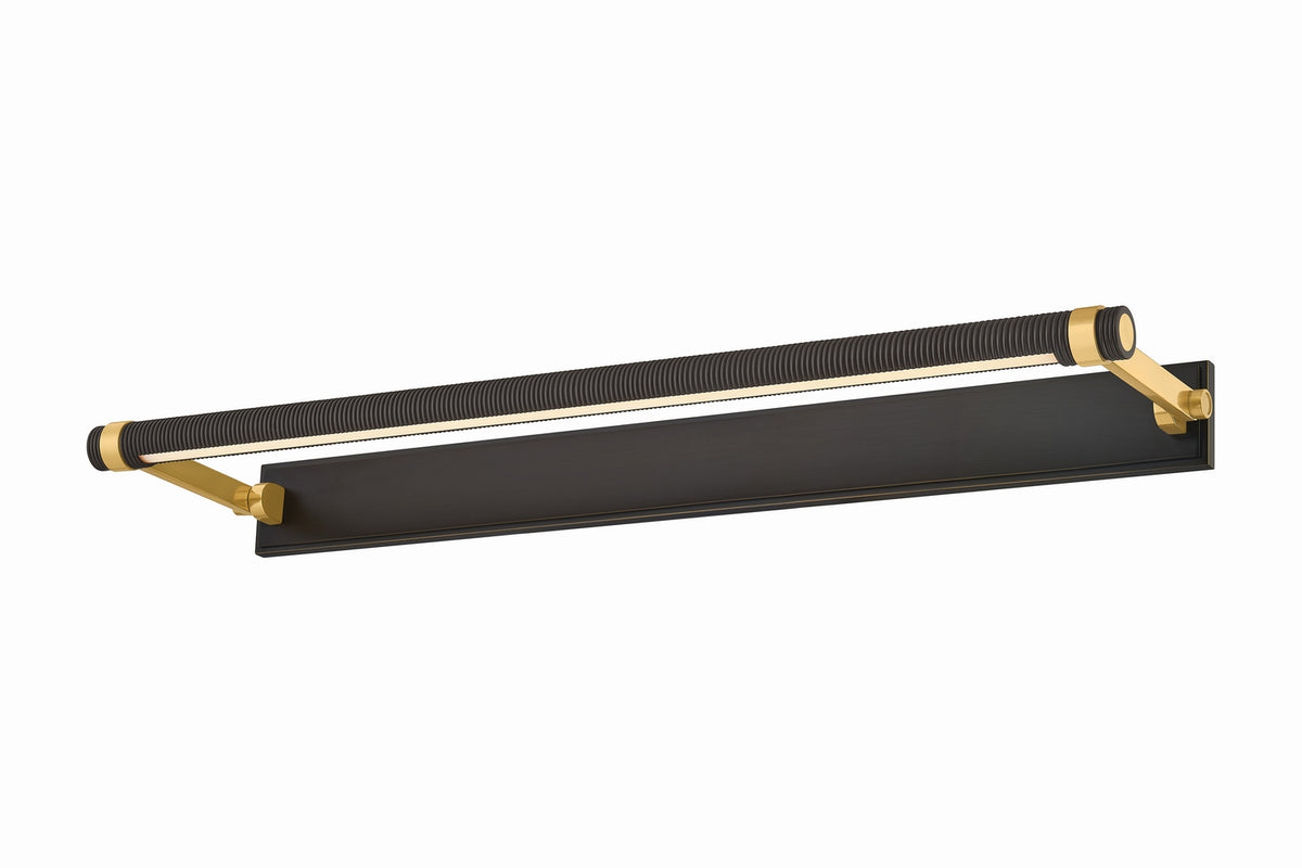 Hudson Valley Canada - 7330-AGB/DB - LED Picture Light - Duell - Aged Brass