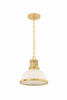 Vallée de l'Hudson, Canada - 9309-AGB - Une lumière Suspension - Pinesbridge - Laiton vieilli