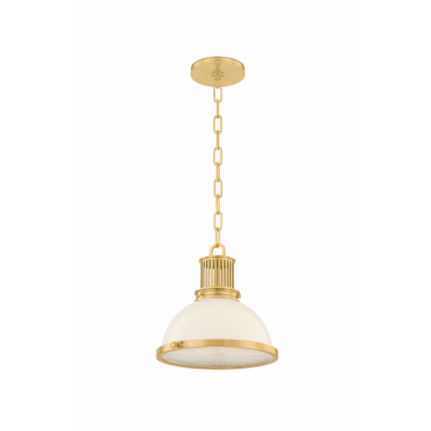 Vallée de l'Hudson, Canada - 9309-AGB - Une lumière Suspension - Pinesbridge - Laiton vieilli