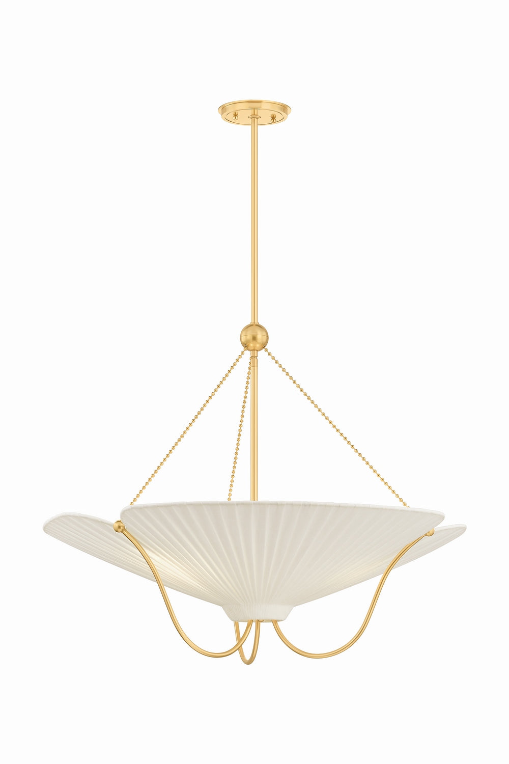 Vallée de l'Hudson, Canada - AH4628-AGB - Trois lumières Suspension - Gerhard - Laiton vieilli