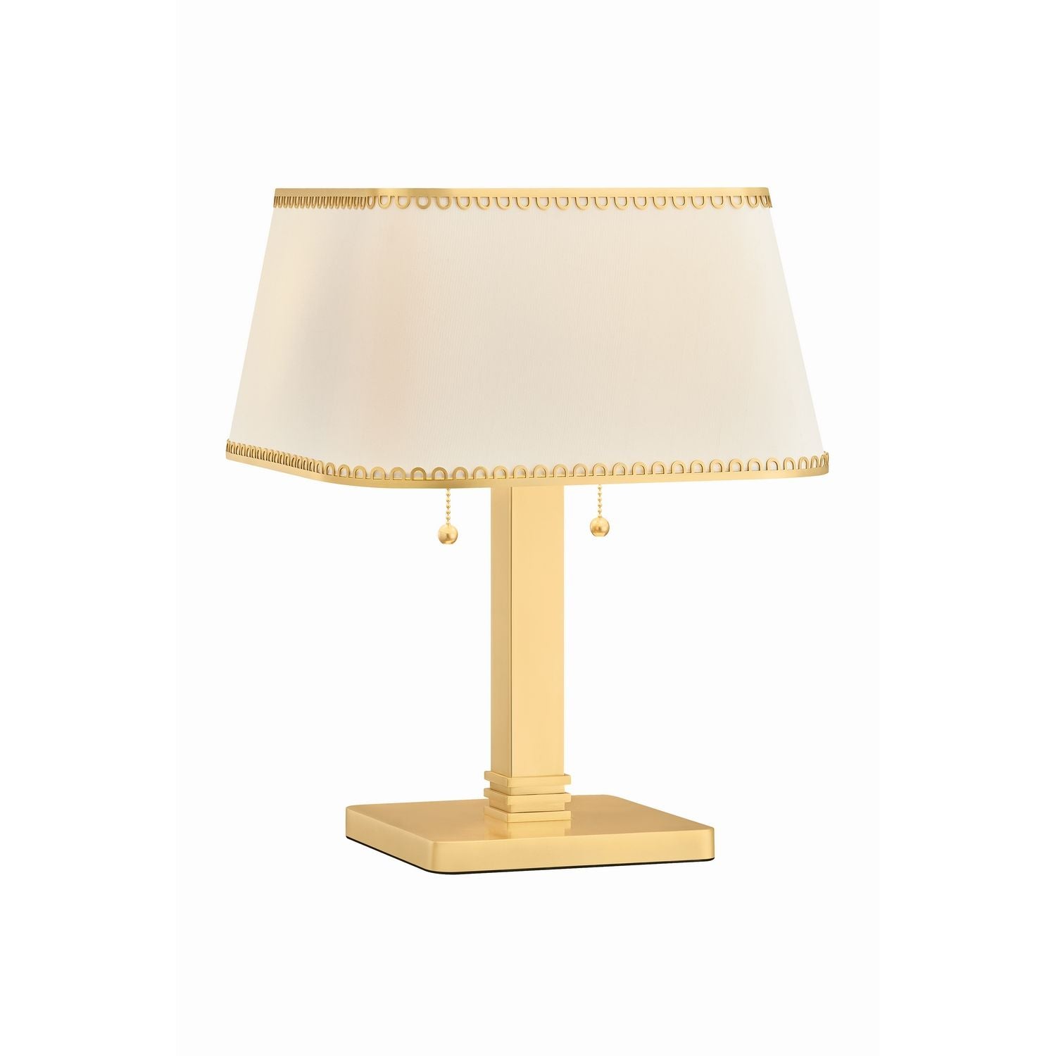 Vallée de l'Hudson Canada - AHL8419-AGB - Deux lumières Lampe de table - Claude - Laiton vieilli