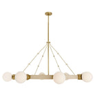 Arteriors - DLC42 - Huit Lumières Suspendu - Liberté - Opale mate