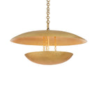 Arteriors - DMI27 - Trois lumières Suspendu - Florko - Feuille d'or