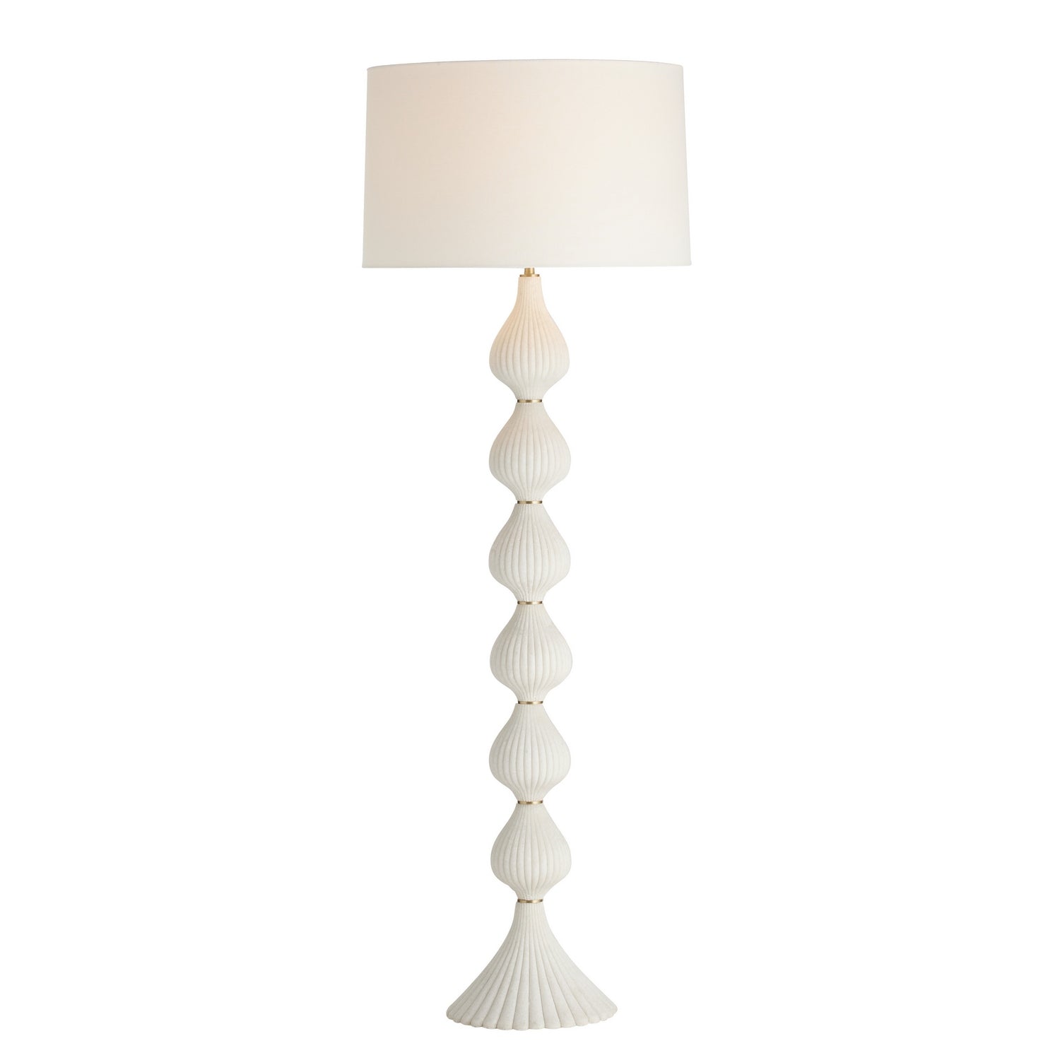 Arteriors - PFC23-860 - Lampadaire à une lumière - Nicole - Ivoire