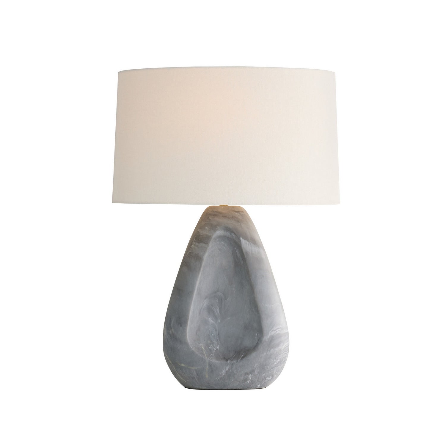 Arteriors - PTC70-194 - Une lumière Lampe de table - Nathan - Tourbillon glaciaire