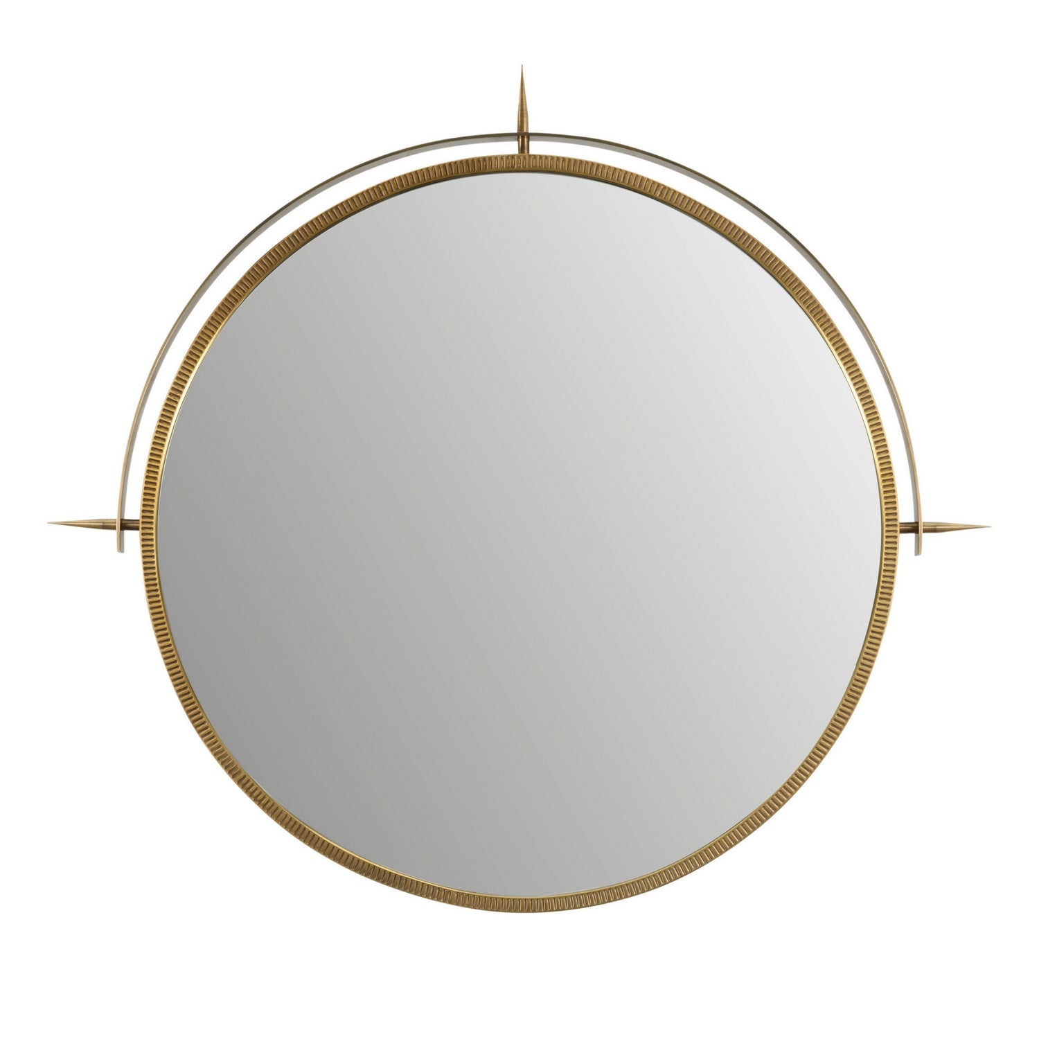 Arteriors - WMI91 - Miroir - Nixon - Laiton antique
