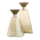Arteriors - ARI25 - Carafes, lot de 2 - Mariah - Laiton antique