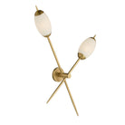 Arteriors - DWC95 - Deux lumières Murale - Natalia - Laiton antique
