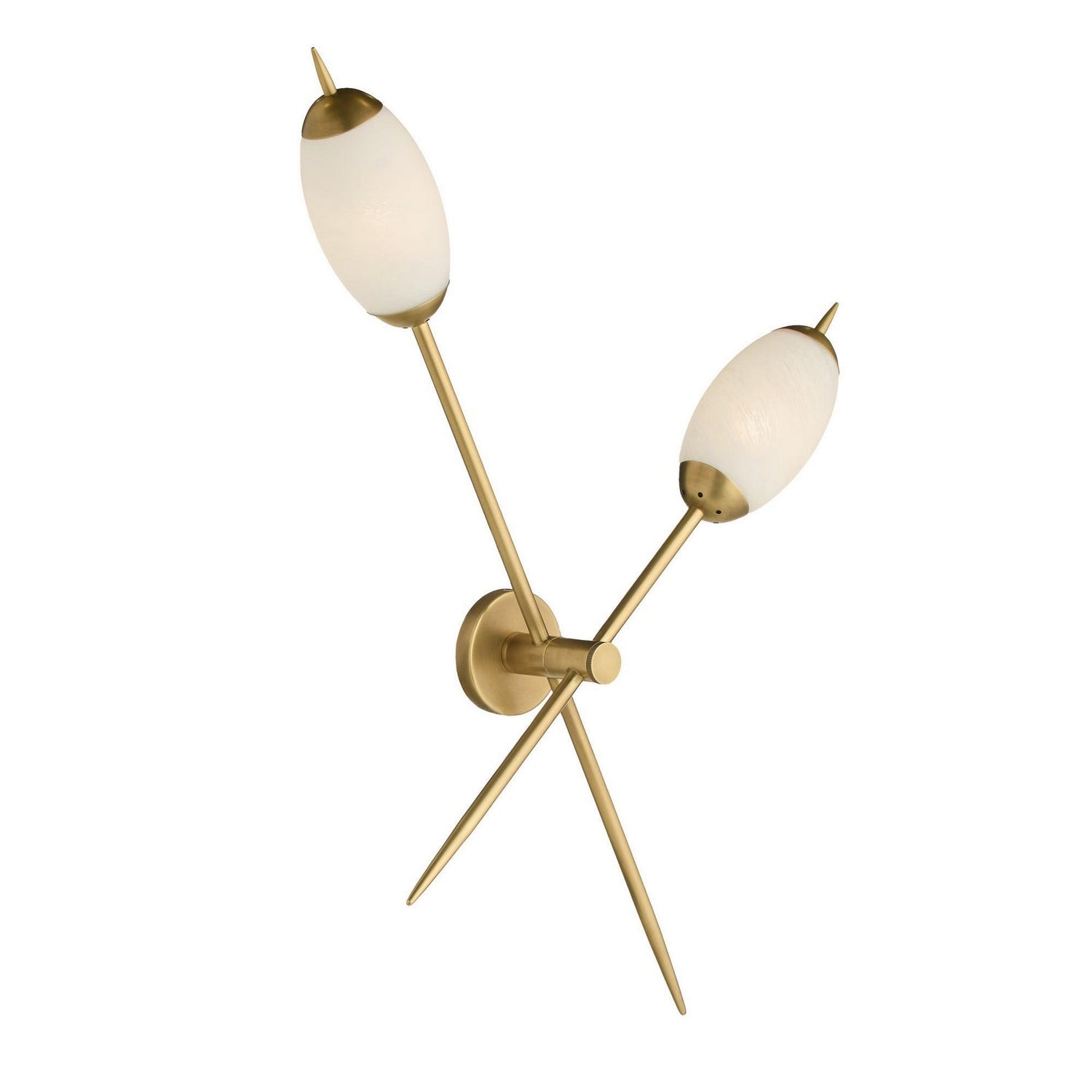 Arteriors - DWC95 - Deux lumières Murale - Natalia - Laiton antique