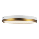 Alora Canada - FM554215AGWH-5CCT - LED Plafonnier - Adélaïde - Or vieilli/Blanc